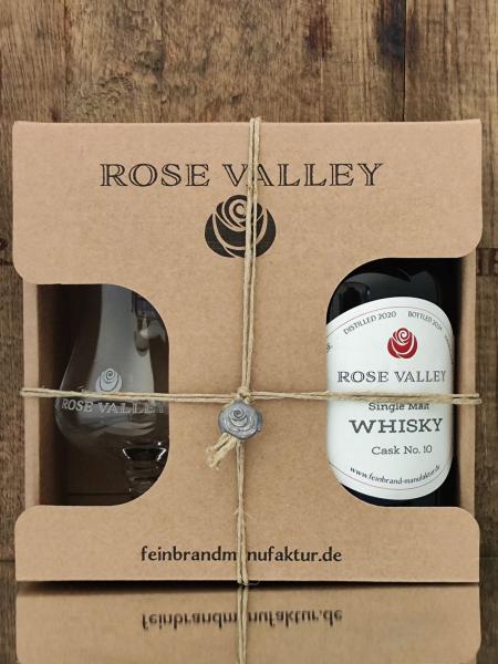 Rose Valley Bundle Whisky und Glas